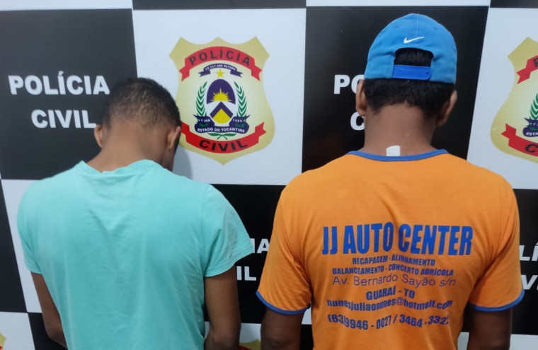 Dois irmãos presos em Guaraí pela Polícia Civil.