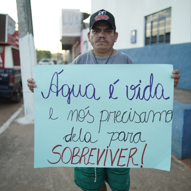 Manifestantes pedem uma solução