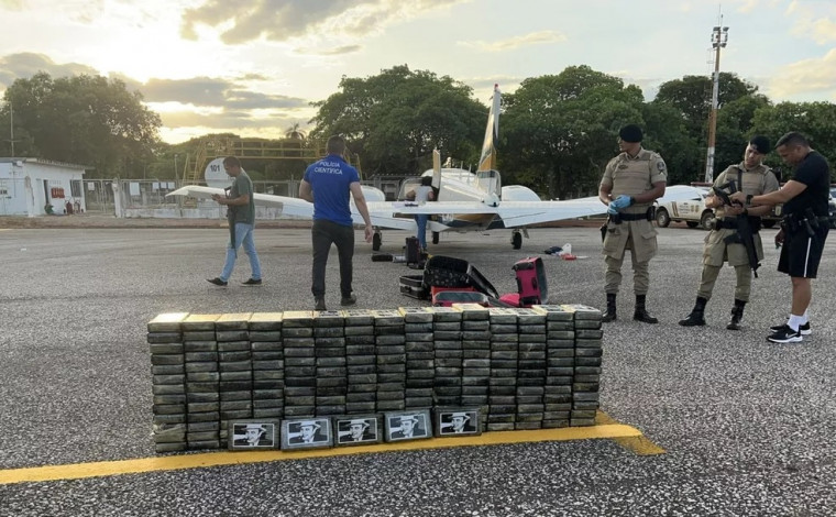Aeronave transportava cerca de R$ 72 milhões em cocaína