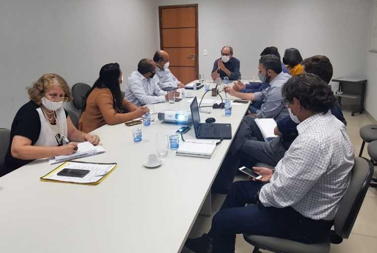 Reunião entre a prefeitura e a BRK