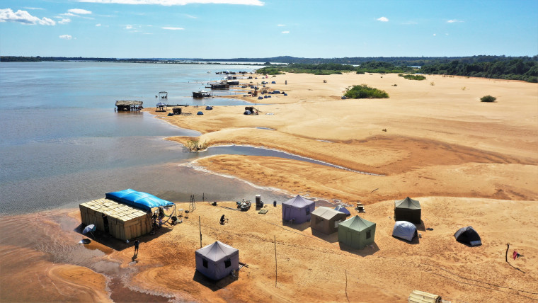 Praia do Garimpinho teve programação diversificada durante o mês de julho.