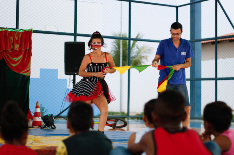 O espetáculo é realizado pelo coletivo Circo Tocantins, com patrocínio da Fundação Cultural de Palmas