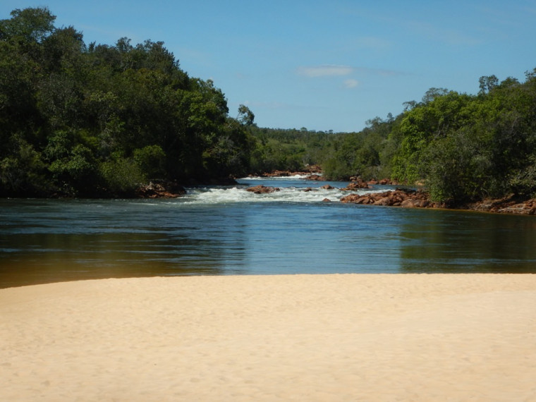 Prainha do Rio Novo, na região do Jalapão