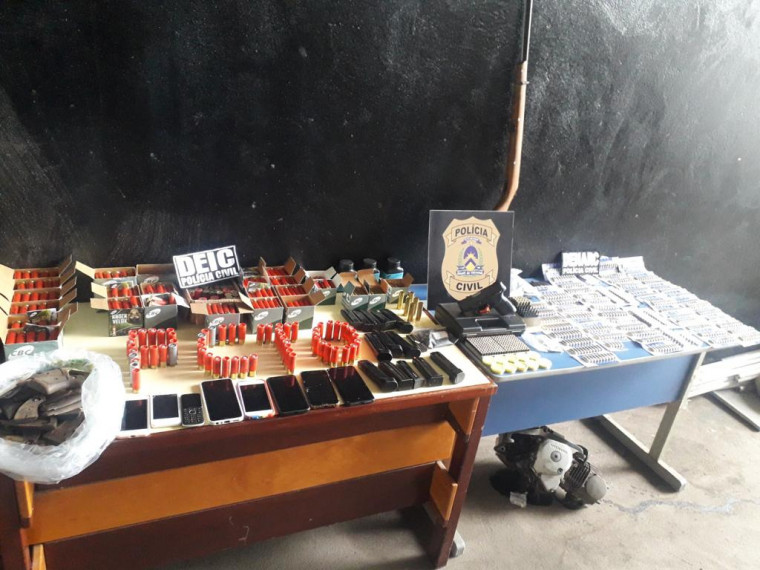 Polícia apreendeu centenas de munições na casa do servidor público