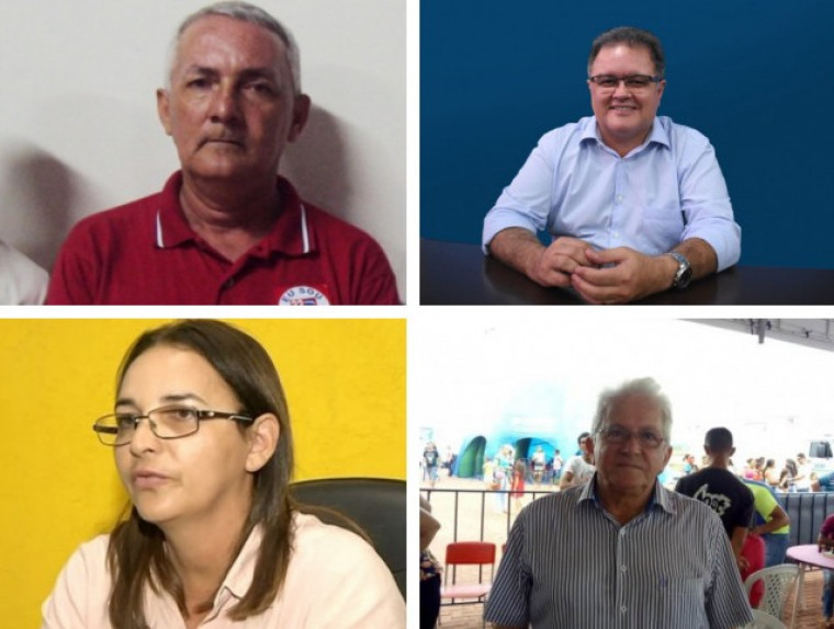 Antônio Luiz, Adriano Rabelo, Professora Lena e Ivanilzo Gonçalves