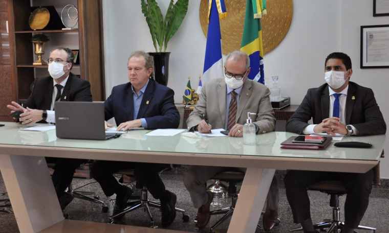 Videoconferência com presidente Bolsonaro