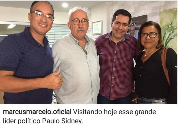 Marcus Marcelo visita Paulo Sidnei