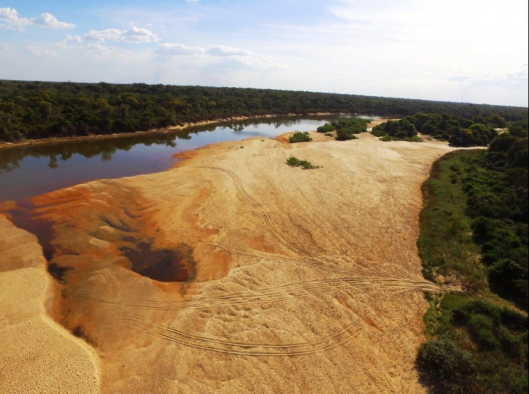 Rio Formoso já vem sendo castigado pela captação de água para irrigação de lavouras