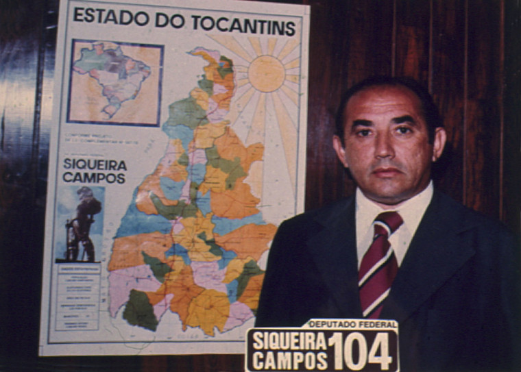 Siqueira Campos como deputado federal.