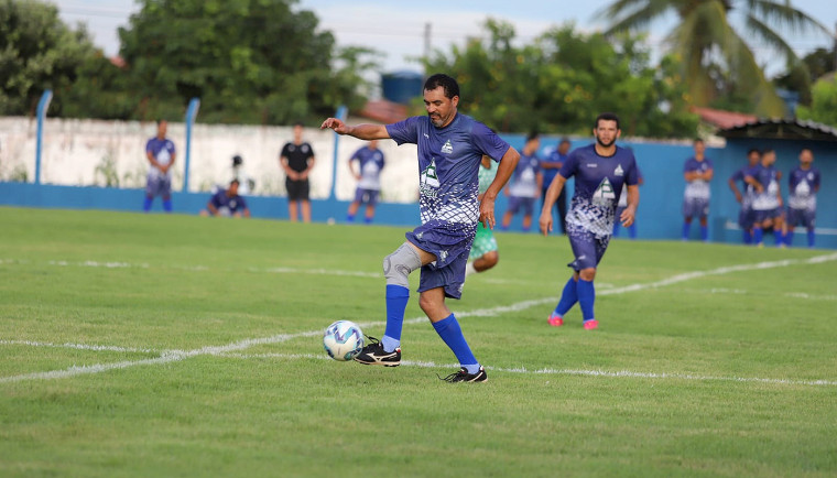 Futebol solidário foi um dos eventos no aniversário de Colinas do Tocantins.