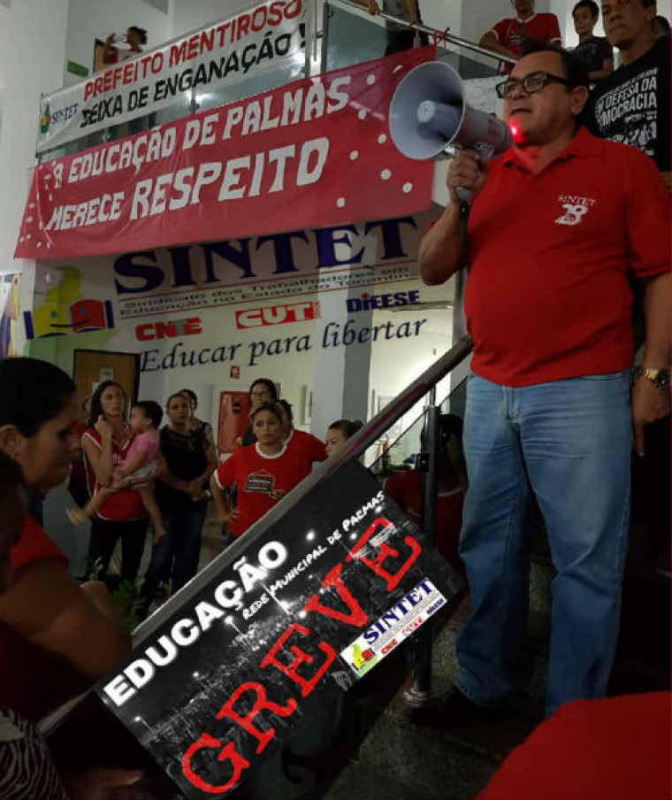 Greve dos profissionais da Educação em 2017