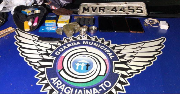 Material apreendido pela Guarda Municipal de Araguaína.