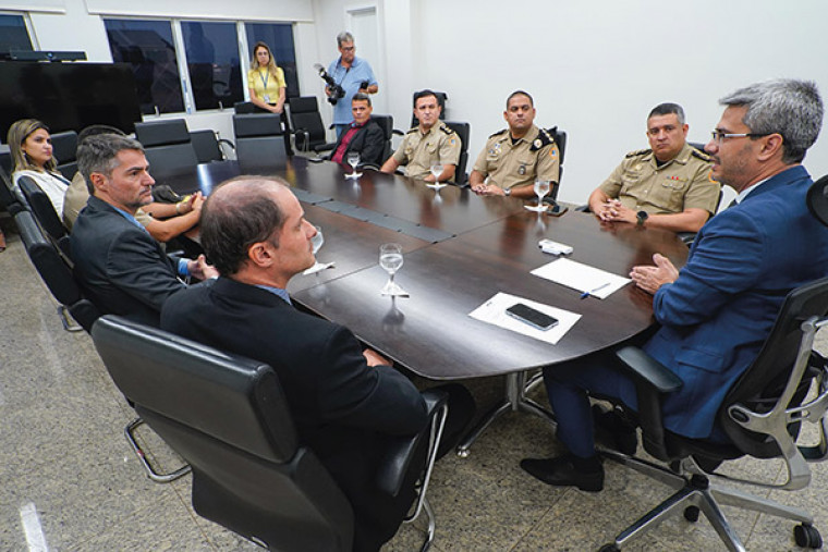 Reunião entre MPTO e Polícia Militar sobre as eleições do Conselho Tutelar.