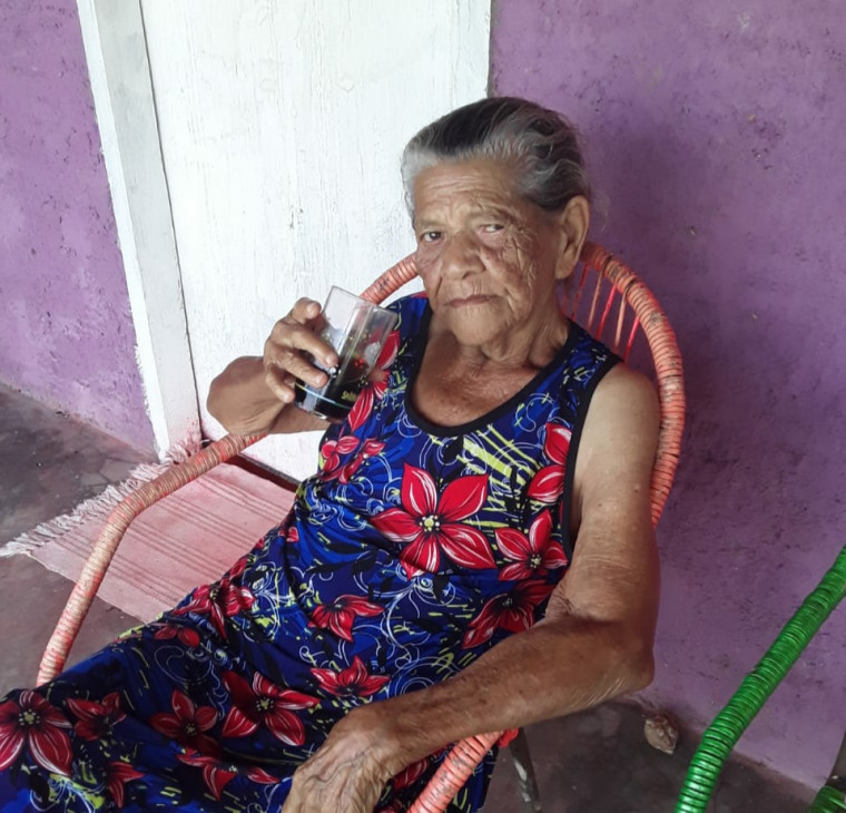 Anita Maria de Jesus, tem 90 anos.