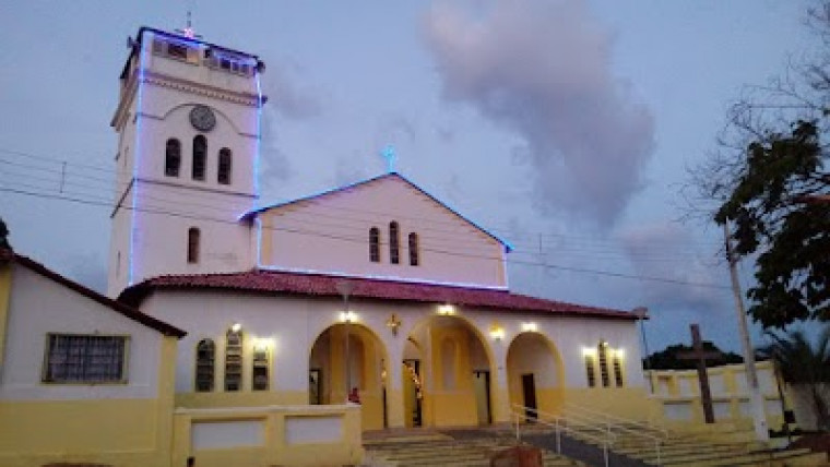 Tradicional igreja católica em Nazaré do Tocantins