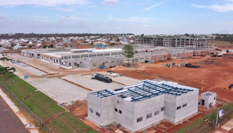 Hospital Geral de Araguaína está com 60% das obras concluídas