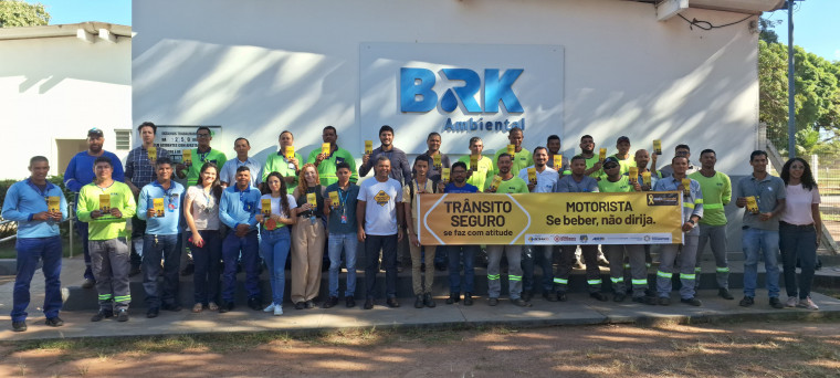 Maio Amarelo nas unidades da BRK no Tocantins e Pará.