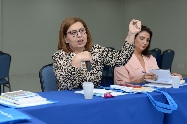 A superintendente de atenção primária e vigilância em saúde, Valéria Silva Paranaguá, foi nomeada para titular da pasta