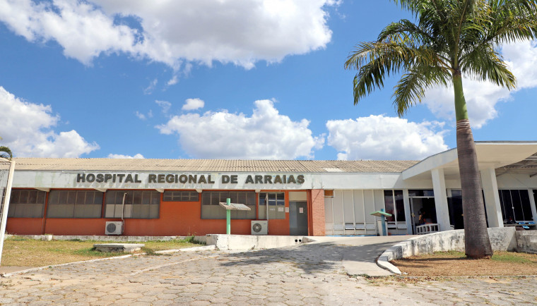 Hospital Regional de Arraias, na região sudeste do Tocantins.