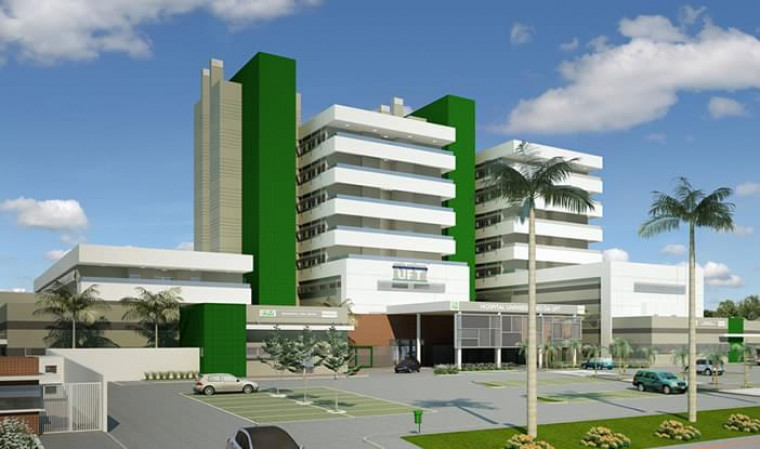 Este seria o projeto inicial do Hospital Universitário da UFT, em Palmas.