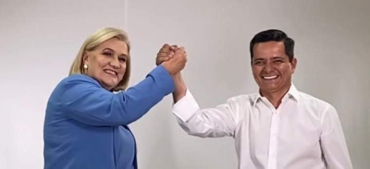 Dra. Ângela e Jorge Frederico juntos na corrida eleitoral.