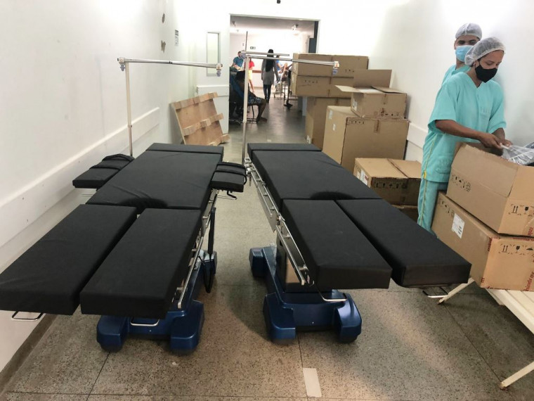 Novas mesas cirúrgicas para o Hospital Regional de Araguaína.