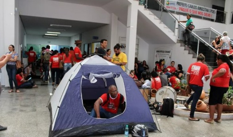 Greve dos profissionais da Educação em 2017