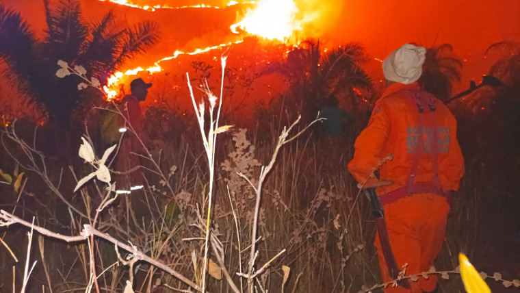 Combates na Serra foram liderados pelo Corpo de Bombeiros