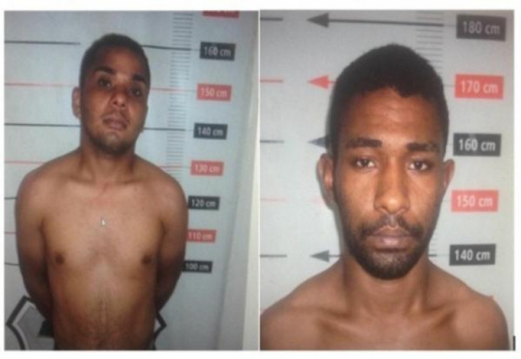 Valdemir Pereira dos Reis (21) e Robson Alves Medrado (25), fugiram da CPP de Paraíso