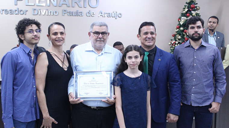 O zootecnista José Neuman Miranda Neiva também recebeu título de cidadão araguainense