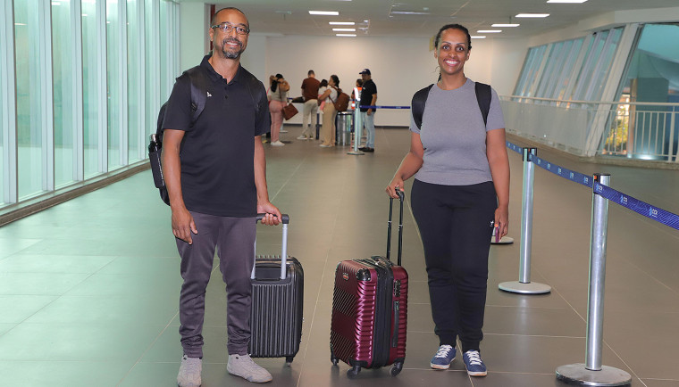 Amanda Torres e Wellington Chaves elogiam a nova estrutura do Aeroporto de Palmas