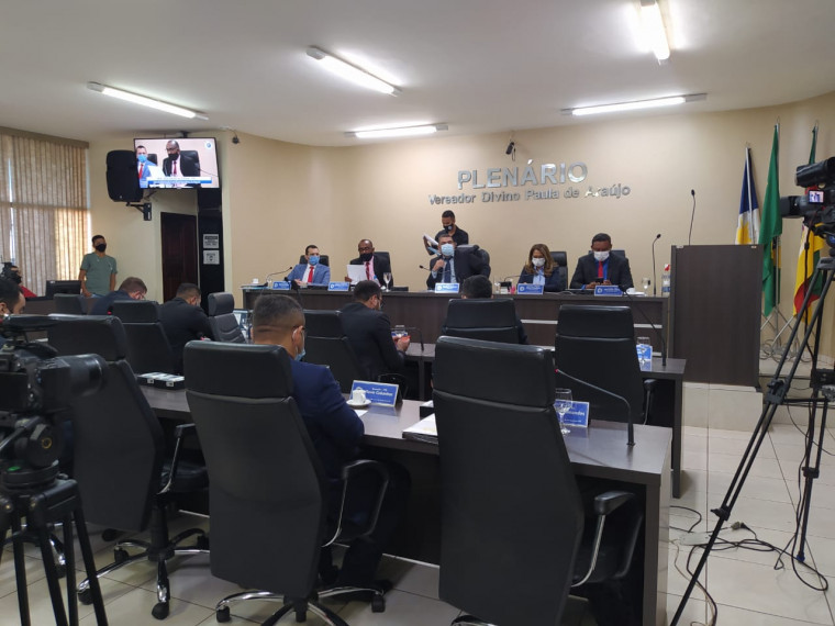 Sessão na Câmara Municipal de Araguaína