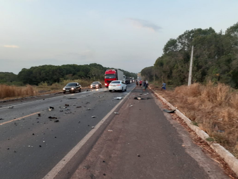 Acidente ocorreu nas proximidades do Bairro de Fátima