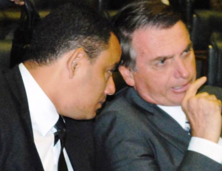 Terciliano Gomes ao lado do presidente Bolsonaro