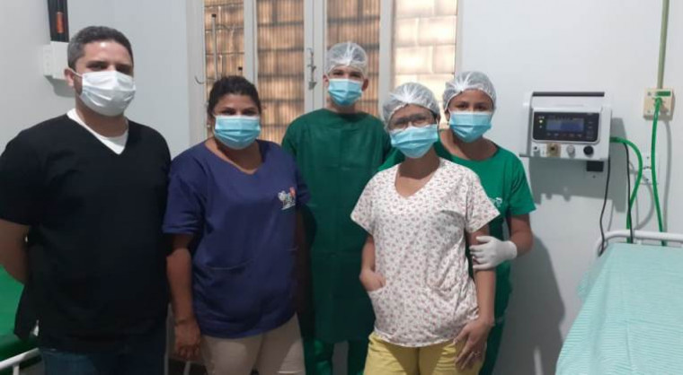 Equipe da enfermagem do Hospital Municipal de Araguatins