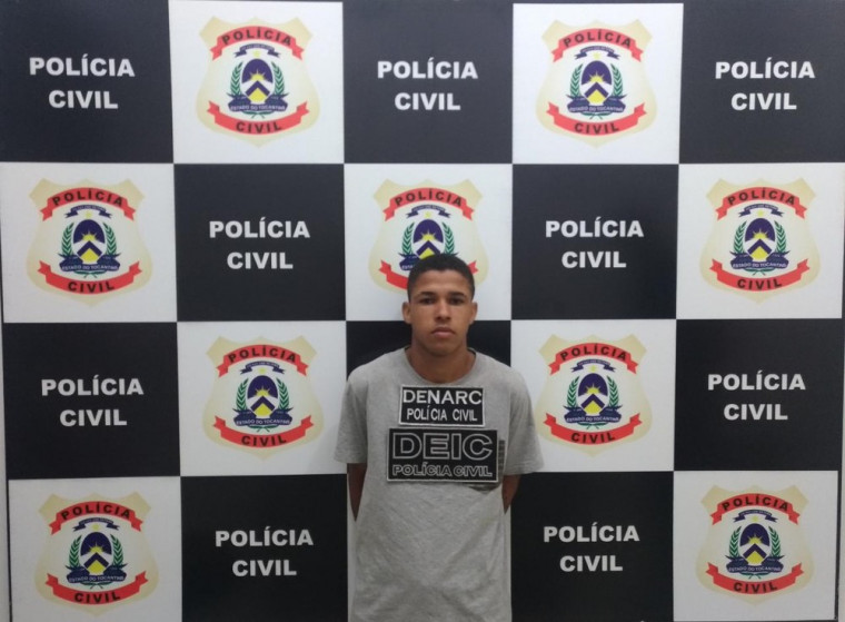 Executor do crime Gustavo Araujo da Silva, de 18 anos
