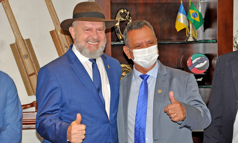 Governador Carlesse e presidente da AL-TO, Antonio Andrade