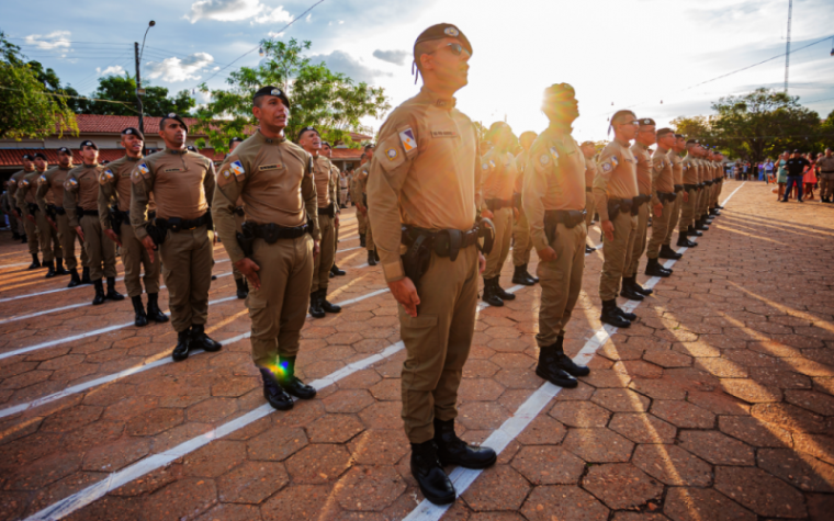Formação dos soldados do 2º BPM/TO Araguaína