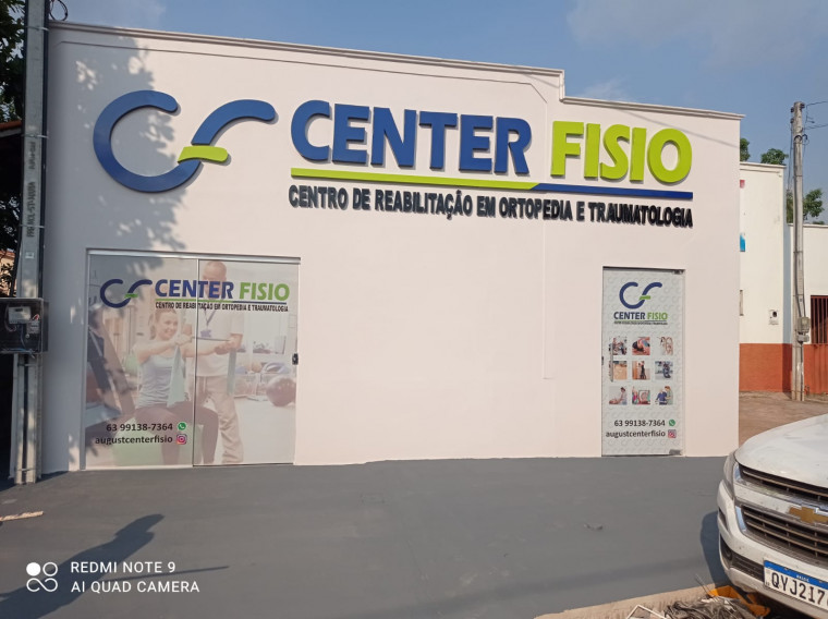 A Center Fisio fica localizado na frente do Hospital Regional de Augustinópolis