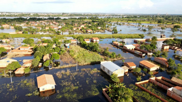 Enchente em São Miguel do Tocantins, no Bico do Papagaio