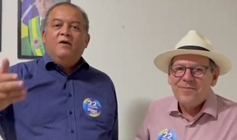 Senador Eduardo Gomes e Ronaldo Dimas, candidato a governador