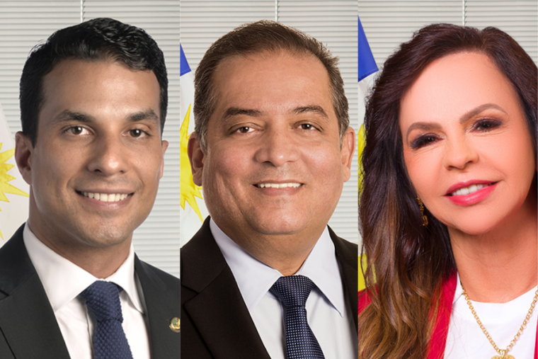 Irajá, Gomes e Dorinha são os três senadores representantes do Tocantins