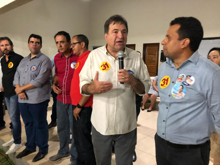 Reunião de César Halum (PRTB) em Palmeirópolis