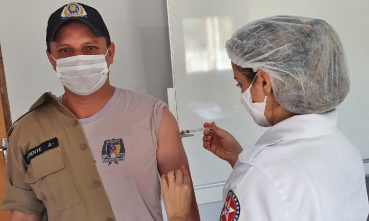 Tocantins espera imunizar cerca de nove mil servidores das forças de segurança