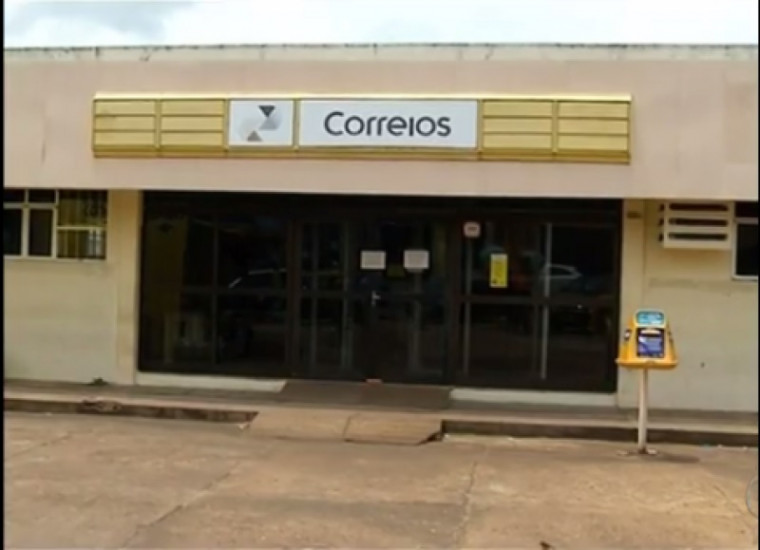 Agência Central dos Correios de Araguaína fica no centro da cidade.