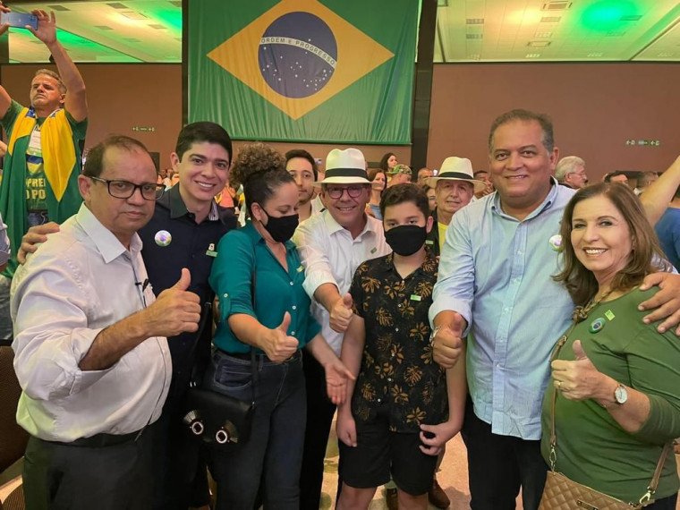 Grupo de lideranças do Tocantins no evento em Brasília