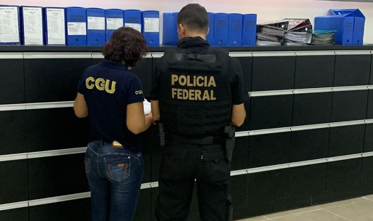 PF e CGU durante operação