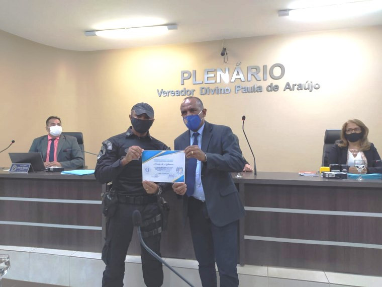 Sargento Gomes recebe Moção de Aplausos da Câmara de Araguaína