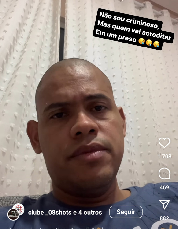 J Cunhas usou as redes sociais para dizer que é inocente