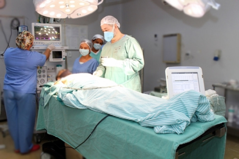 Procedimento foi realizado no Centro Cirúrgico do Hospital Dom Orione.